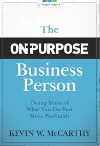 book cover - the on purpose business person