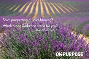 sales prospecting or farming