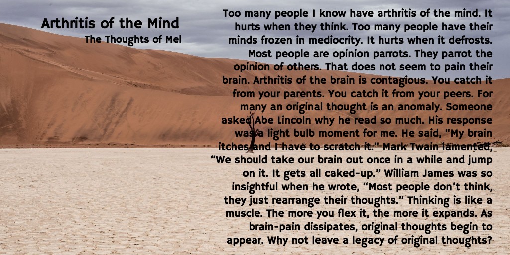 Arthritis of the Mind